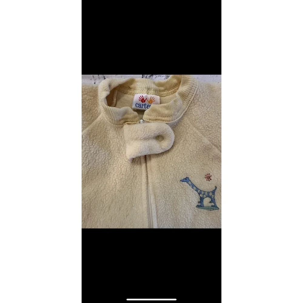 Vintage Carters Fleece Sleep Sack‎ One Size Giraffee
